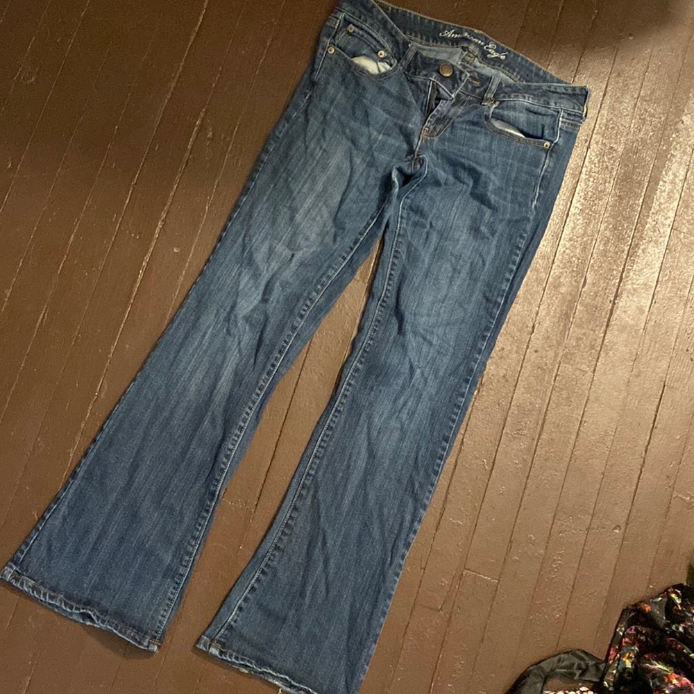 American eagle stretch boyfriend jeans size 6